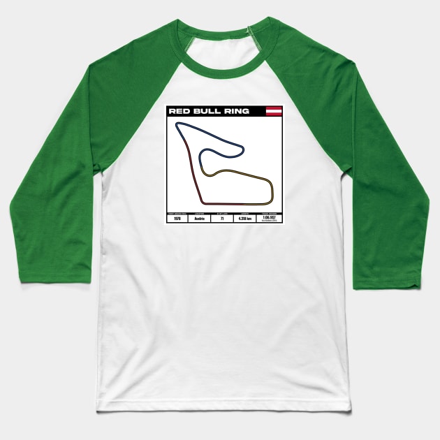 formula one circuit red bull ring - formula one track - formula 1 track T-Shirt Hoodie T-Shirt Baseball T-Shirt by digidashdigital